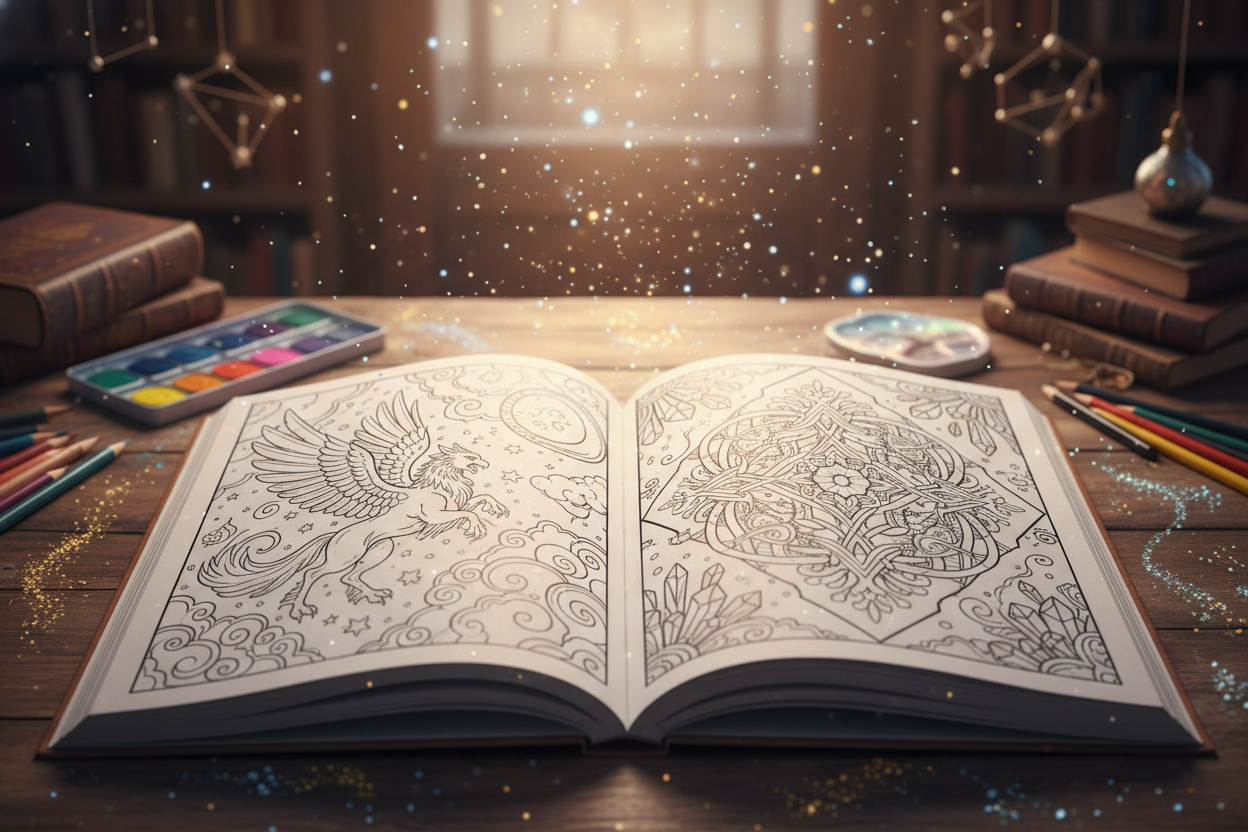 magical coloring book